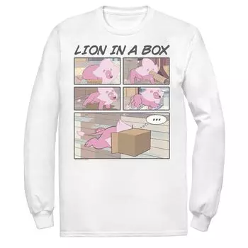 Мужская футболка Cartoon Network Steven Universe Lion In A Box с комиксами Licensed Character