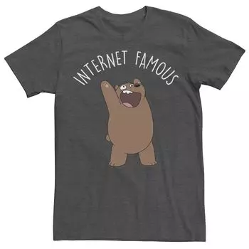 Мужская футболка Cartoon Network We Bare Bears Internet Famous Licensed Character