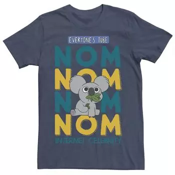 Мужская футболка Cartoon Network We Bare Bears Nom Nom с рисунком интернет-знаменитостей Licensed Character