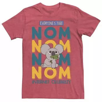 Мужская футболка Cartoon Network We Bare Bears Nom Nom с рисунком интернет-знаменитостей Licensed Character