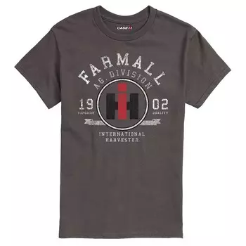 Мужская футболка Case IH Farmall Licensed Character, цвет Charcoal