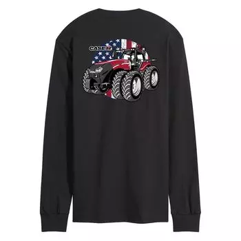 Мужская футболка Case IH Magnum с длинным рукавом и флагом Licensed Character