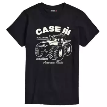 Мужская футболка Case IH с принтом Licensed Character, черный