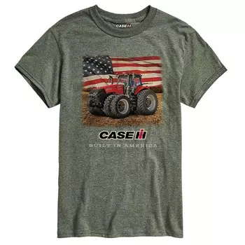 Мужская футболка Case IH со встроенным американским рисунком Licensed Character, зеленый