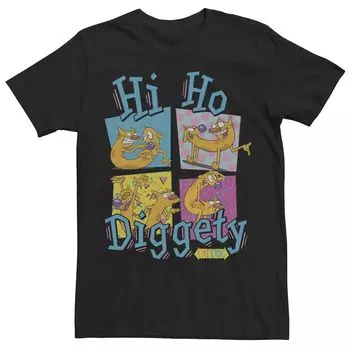 Мужская футболка Catdog Hi Ho Diggety Licensed Character