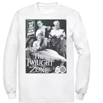 Мужская футболка CBS The Twilight Zone Comics 60th Licensed Character, белый