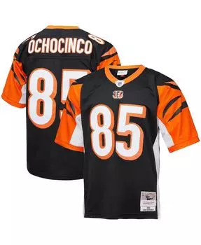 Мужская футболка chad ochocinco black cincinnati bengals 2009 legacy replica jersey Mitchell &amp; Ness, черный