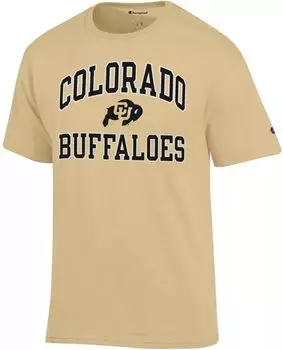 Мужская футболка Champion Colorado Buffaloes Gold Team Arch