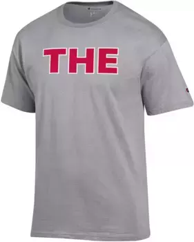 Мужская футболка Champion штата Огайо Buckeyes Хизер Серая THE