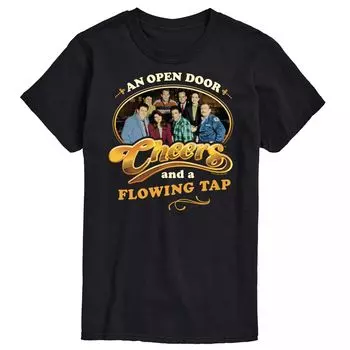 Мужская футболка Cheers с открытой дверью и краном Licensed Character