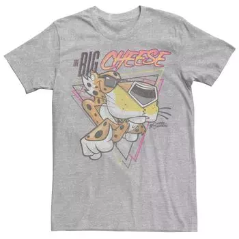 Мужская футболка Cheetos Chester The Big Cheese Triangles с рисунком Licensed Character