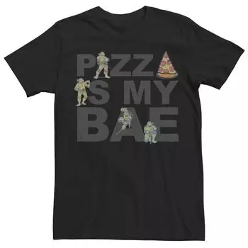 Мужская футболка «Черепашки-ниндзя» Pizza Is My Bae Licensed Character