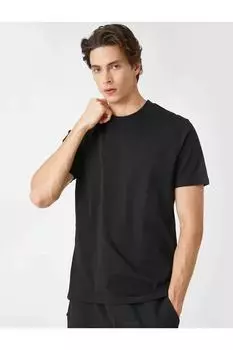 Мужская футболка черная Koton, черный