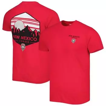 Мужская футболка Cherry New Mexico Lobos Landscape Shield