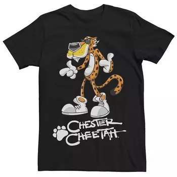 Мужская футболка Chester Cheetah Cool Pose Licensed Character, черный