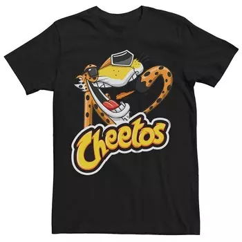 Мужская футболка Chester Cheetos Throwing Cheeto Licensed Character, черный