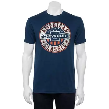 Мужская футболка Chevrolet American Classic Licensed Character, цвет Denim Heather