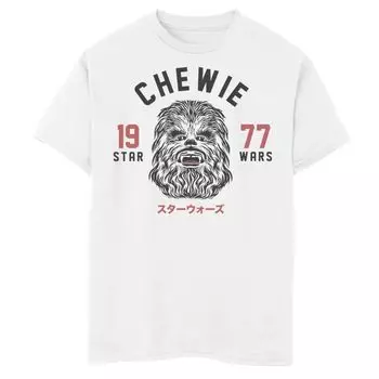 Мужская футболка Chewie Face в стиле ретро со «Звездными войнами» Licensed Character