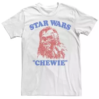 Мужская футболка Chewie Vintage Portrait Star Wars
