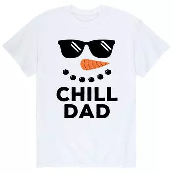 Мужская футболка Chill Dad Snowman Licensed Character