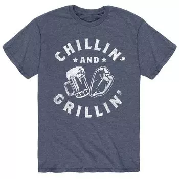 Мужская футболка Chillin And Grillin Licensed Character