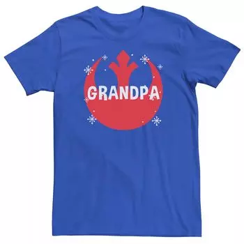 Мужская футболка Christmas Rebel Grandpa со «Звездными войнами» Licensed Character