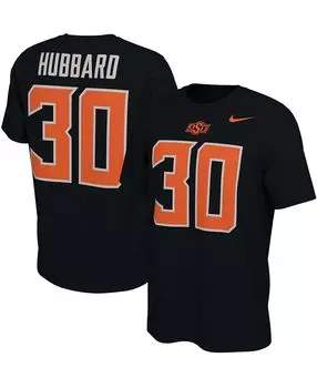 Мужская футболка chuba hubbard black oklahoma state cowboys alumni name number t-shirt Nike, черный