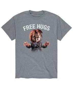 Мужская футболка chucky free hugs AIRWAVES, серый