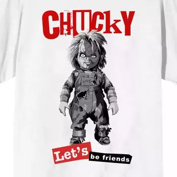 Мужская футболка Chucky Lets Be Friends Licensed Character