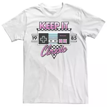 Мужская футболка Classic NES с контроллером Nintendo 1985 Licensed Character