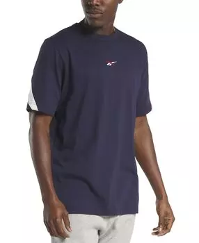 Мужская футболка classics brand proud relaxed-fit с цветными блоками и графическим логотипом Reebok, мульти
