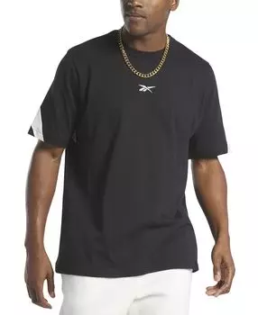 Мужская футболка classics brand proud relaxed-fit с цветными блоками и графическим логотипом Reebok, мульти