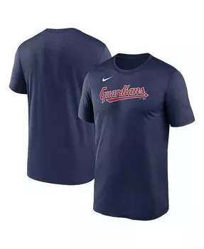 Мужская футболка Cleveland Guardians Fuse Legend Nike, синий