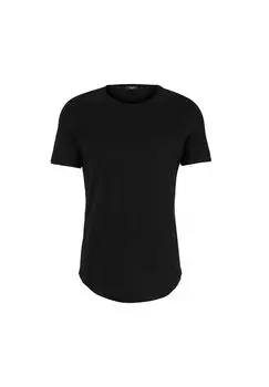 Мужская футболка Cliff, круглый вырез, короткий рукав, хлопок, подвернутые края JOOP! JEANS, черный