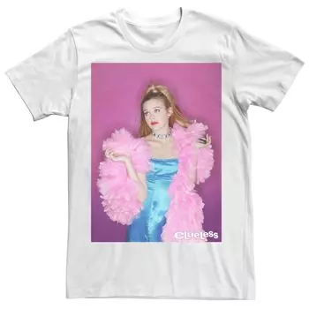 Мужская футболка Clueless Cher & Her Feather Boa для фотосессии Licensed Character