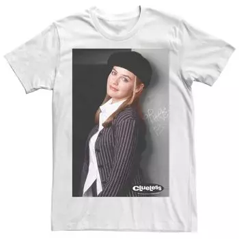 Мужская футболка Clueless Cher Professional с портретной фотографией Licensed Character