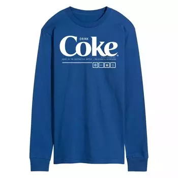 Мужская футболка Coca-Cola Drink Coke Enjoy с длинными рукавами и рисунком Licensed Character