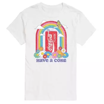 Мужская футболка Coca-Cola Have A Coke с радужным рисунком Licensed Character