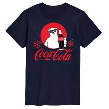 Мужская футболка Coca-Cola Polar Bears Licensed Character, синий