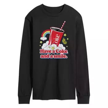 Мужская футболка Coca-Cola с рисунком Coke And A Smile Licensed Character