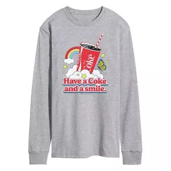 Мужская футболка Coca-Cola с рисунком Coke And A Smile Licensed Character