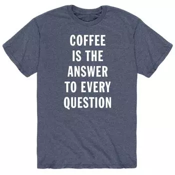 Мужская футболка Coffee Is The Answer Licensed Character