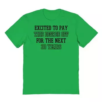 Мужская футболка COLAB89 с рисунком для выпускников Threadless Next 30 Years COLAB89 by Threadless, цвет Irish Green