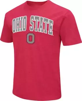 Мужская футболка Colosseum Ohio State Buckeyes Scarlet Dual Blend