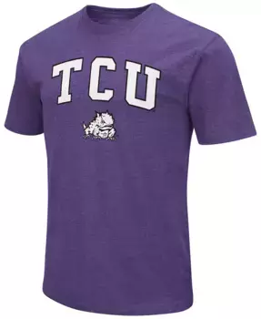 Мужская футболка Colosseum TCU Horned Frogs фиолетового цвета