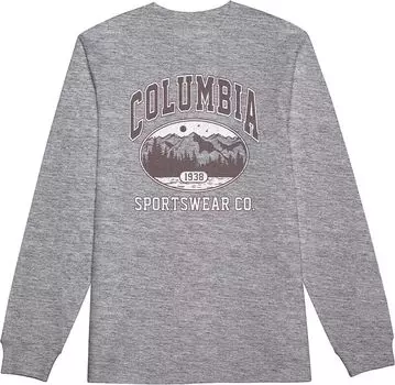 Мужская футболка Columbia Ivy с длинными рукавами, серый