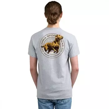 Мужская футболка Columbia с коротким рукавом и рисунком, цвет Gray Hunting