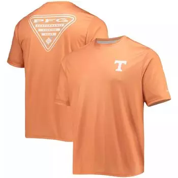 Мужская футболка Columbia Tennessee Orange Tennessee Volunteers Terminal Tackle Omni-Shade