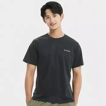 Мужская футболка Columbia UPF50, темно-зеленый