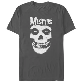 Мужская футболка Comfort Colors The Misfits с рисунком черепа Licensed Character, цвет Pepper